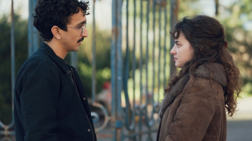 Maëlle et Saïd se regardent. Crédit photo : Cloé Harent