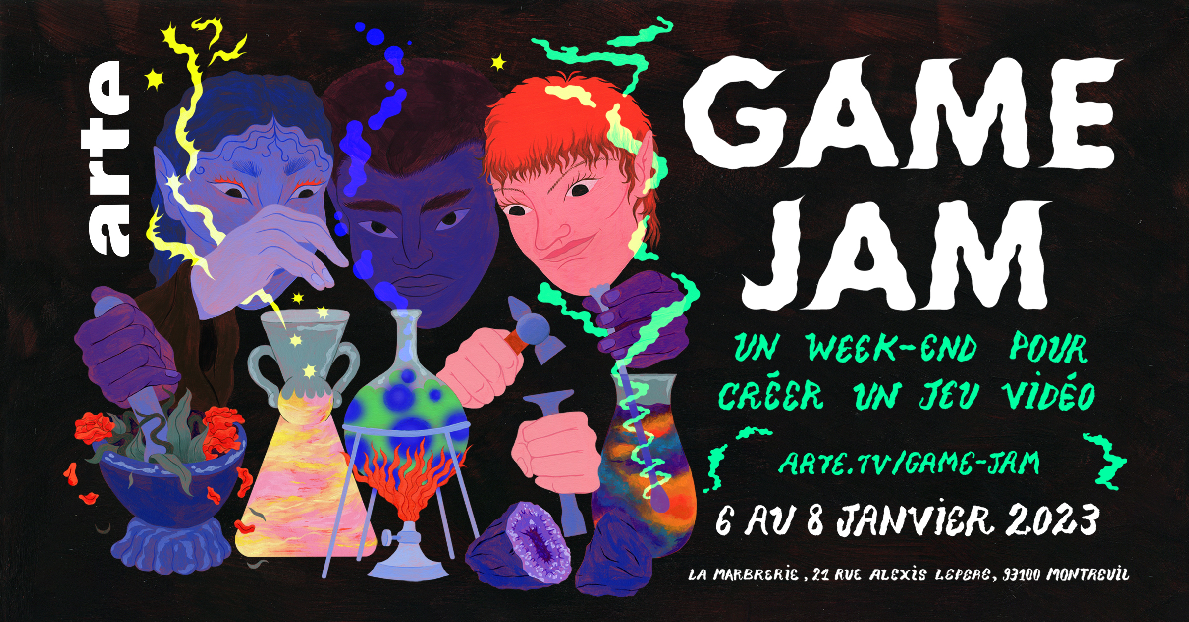 Affiche Game Jam 2023