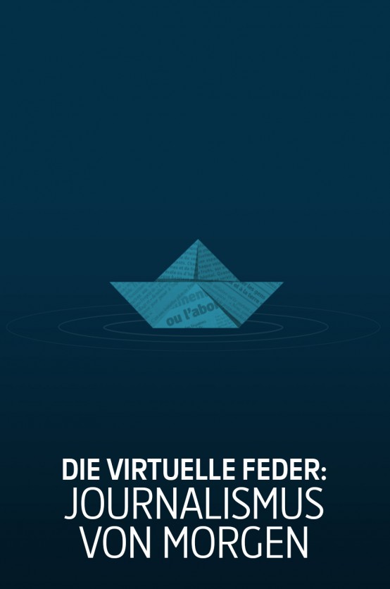 Die virtuelle Feder: Journalismus von morgen Poster Die virtuelle feder journalismus von morgen