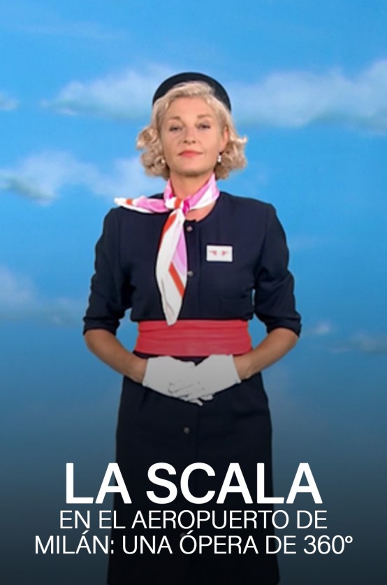 La Scala en el aeropuerto de Milán: Una ópera de 360° Poster La scala en el aeropuerto de Milan Una opera de 360
