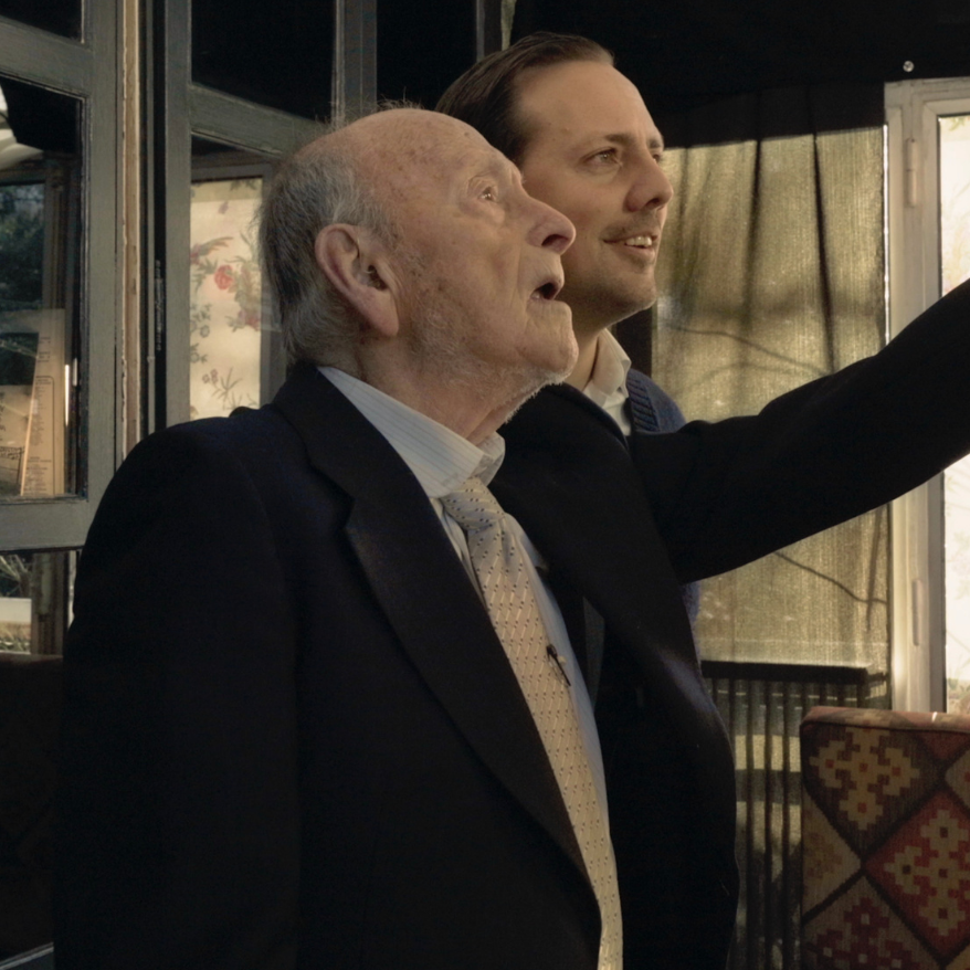 Grand-père et son petit-fils