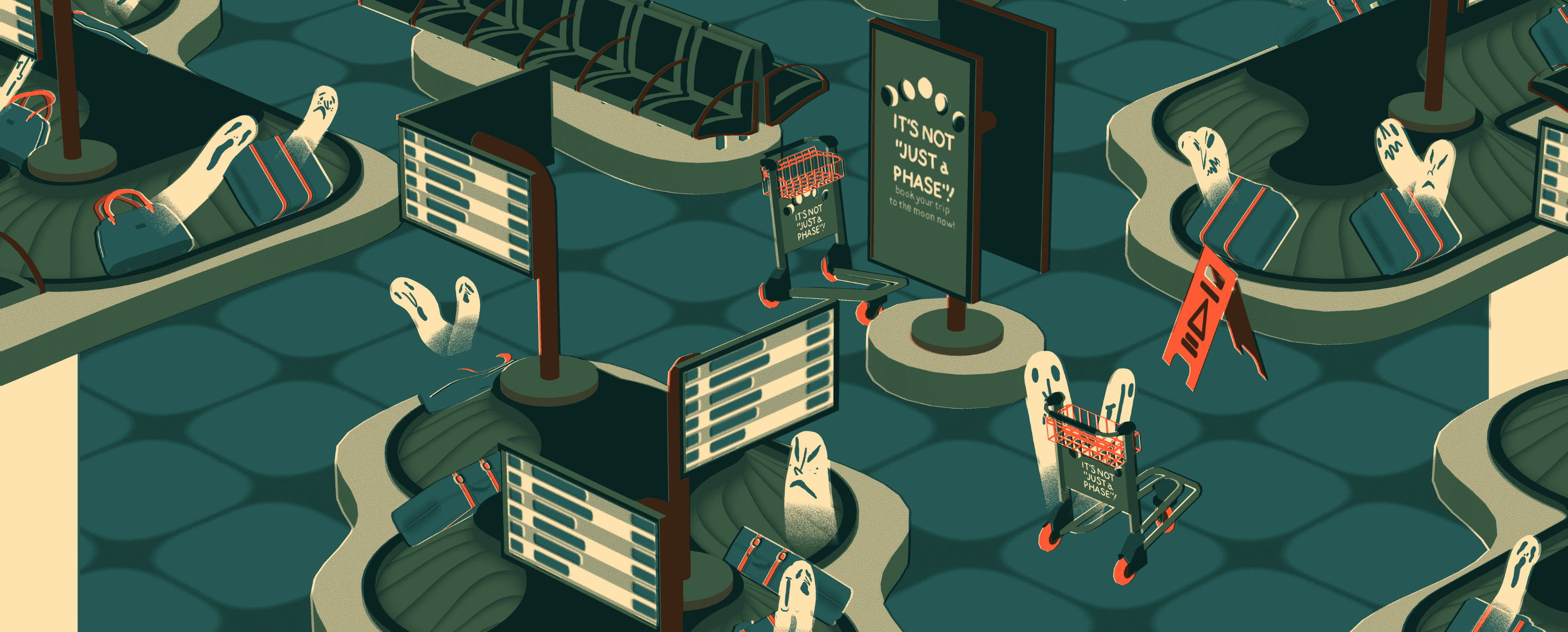 Fantômes dans un aéroport