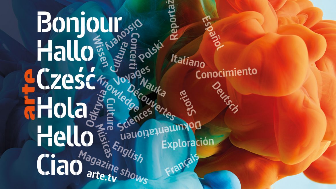 ARTE Bonjour Hallo Czesc Hola Hello Ciao