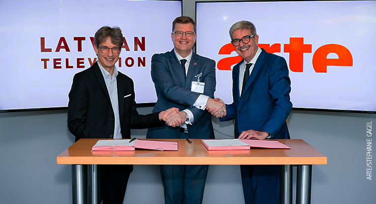 Association agreement between ARTE and Latvian public broadcaster LTV