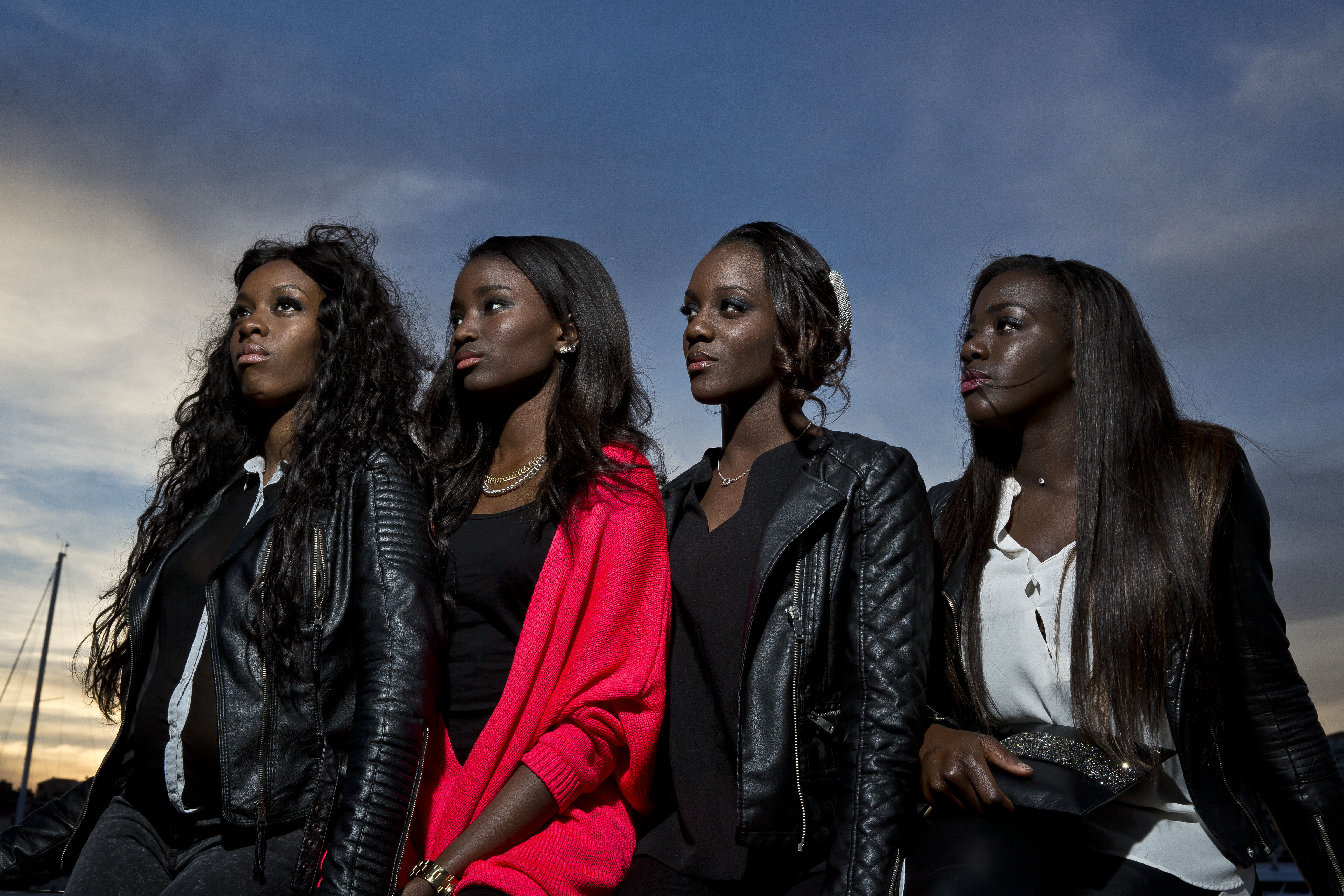 De gauche à droite : Marietou Toure, Karidja Toure, Assa Sylla, Lindsay Karamoh © Paul Blind