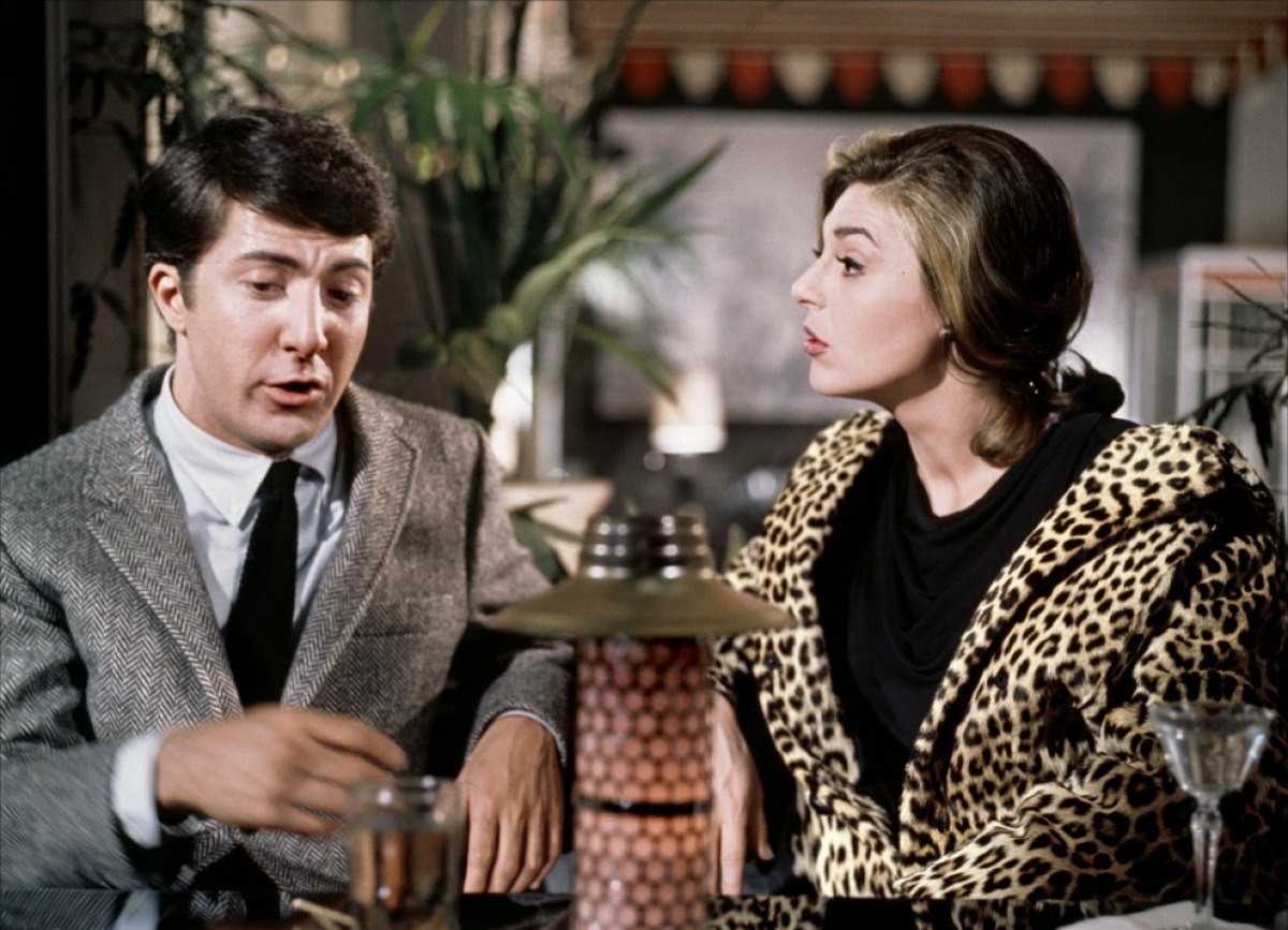 Dustin Hoffman et Anne Bancroft dans Le Lauréat