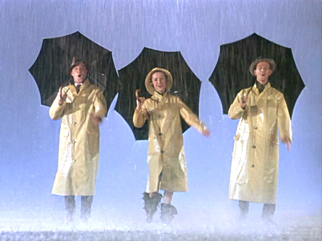 Gene Kelly, Debbie Reynolds et Donal O'Connor dans Chantons sous la pluie