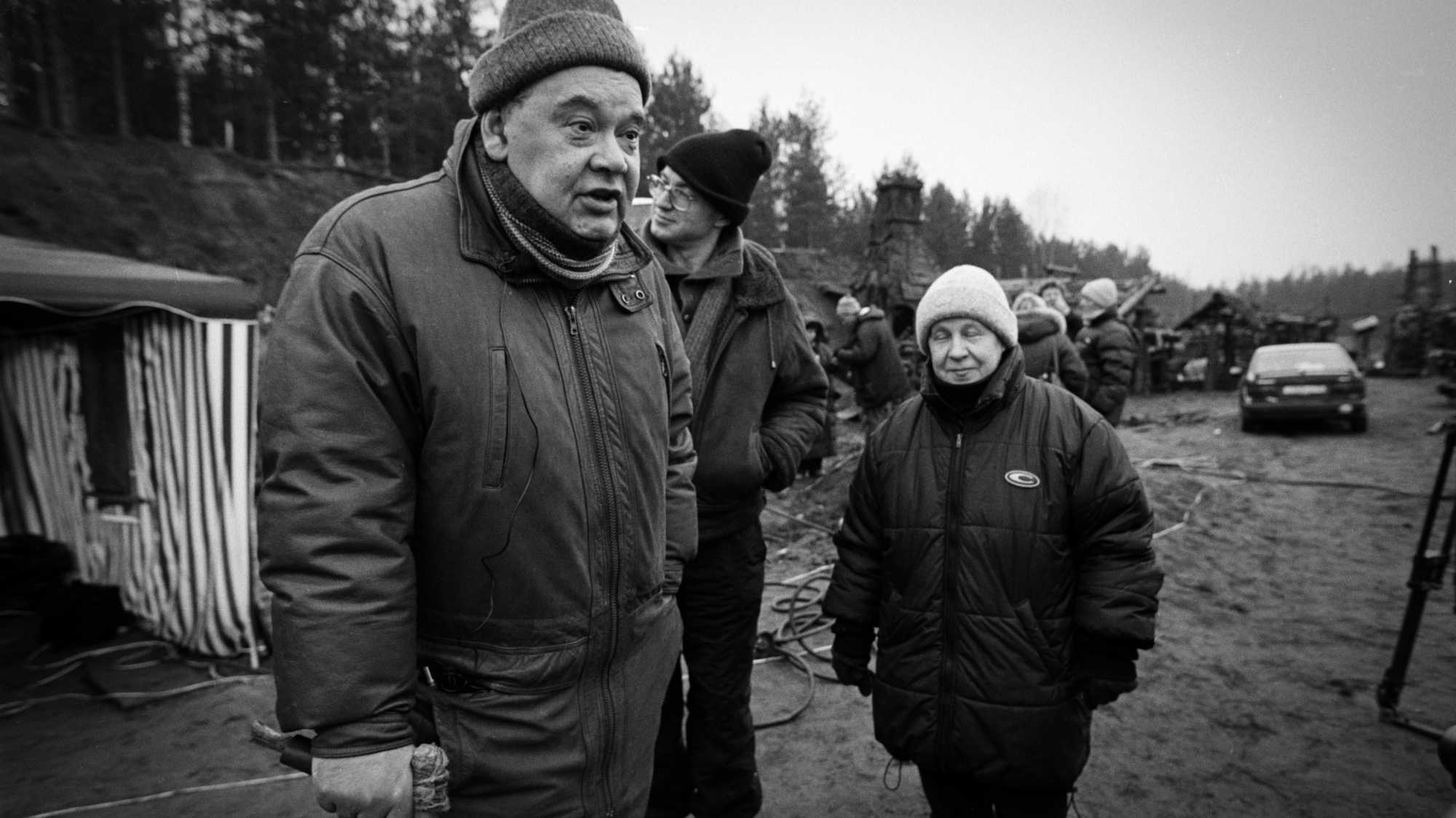 Alexeï Guerman et Svel sur le tournage de Il est difficile d'être un dieu