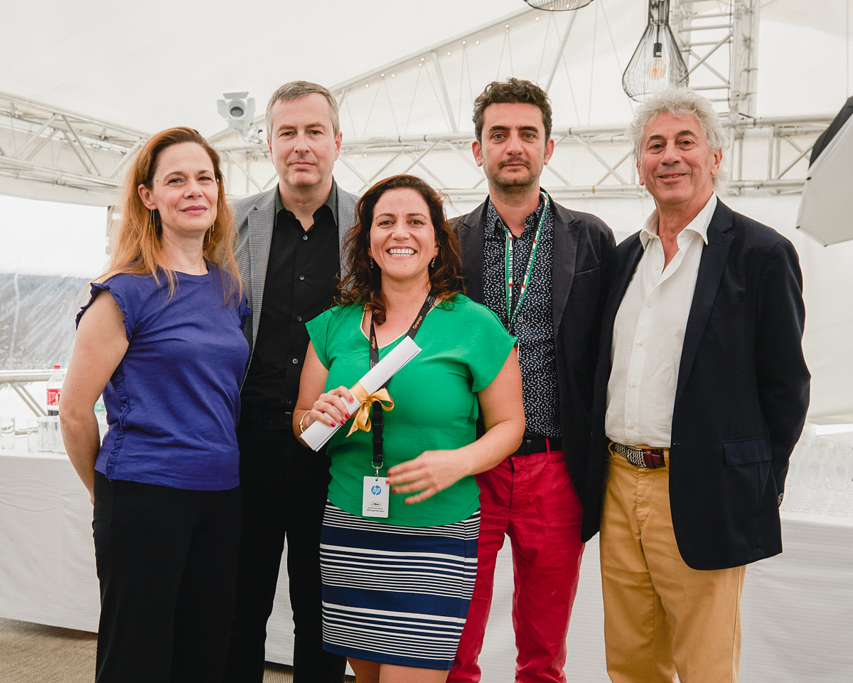Annamaria Lodato, Olivier Père, Soudade Kaadan, Nadim Cheikhrouha et Georges Goldenstern © Bertrand Noël