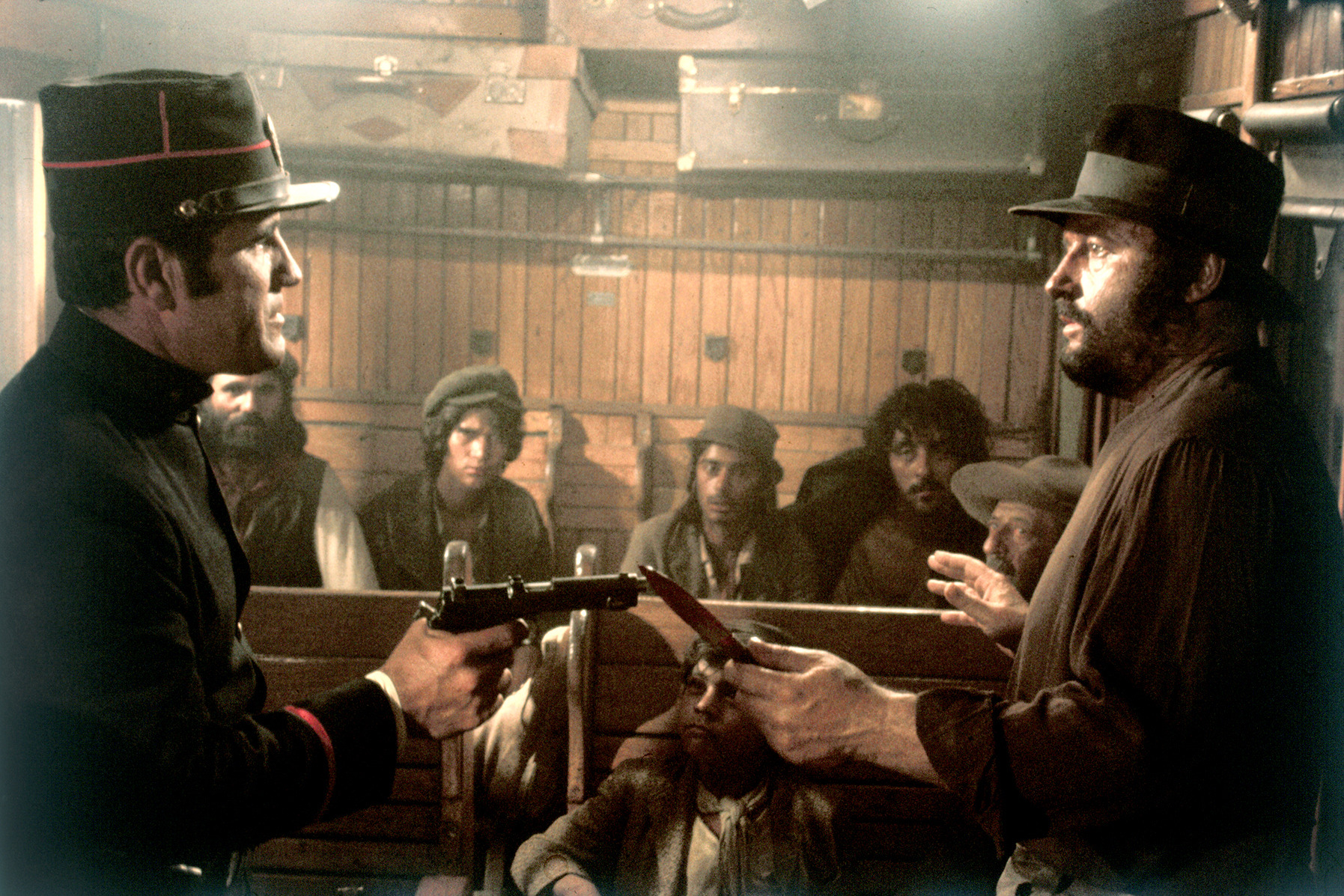 Rod Steiger (à droite) dans Il était une fois... la Révolution de Sergio Leone