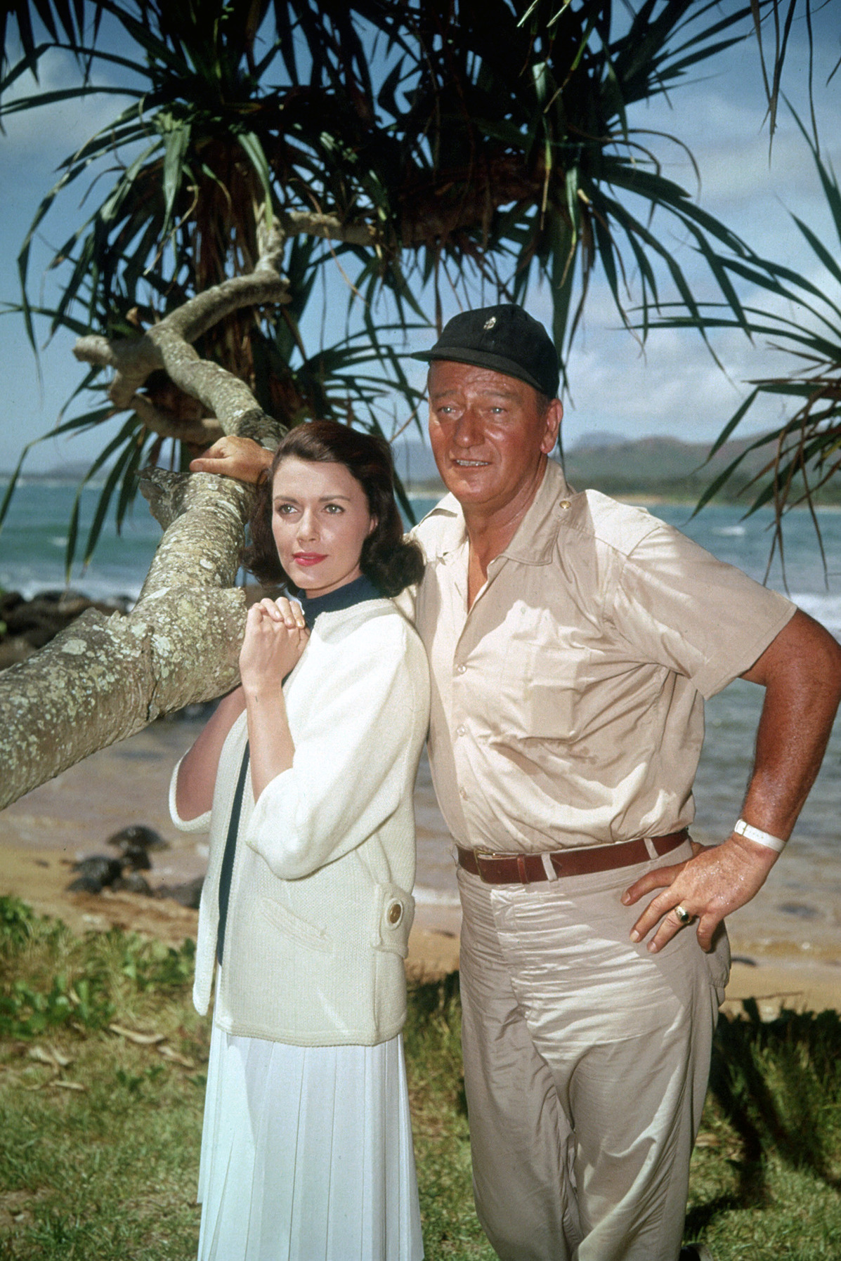 Elizabeth Allen et John Wayne dans La Taverne de l'Irlandais de John Ford