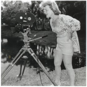 Doris Wishman sur un tournage
