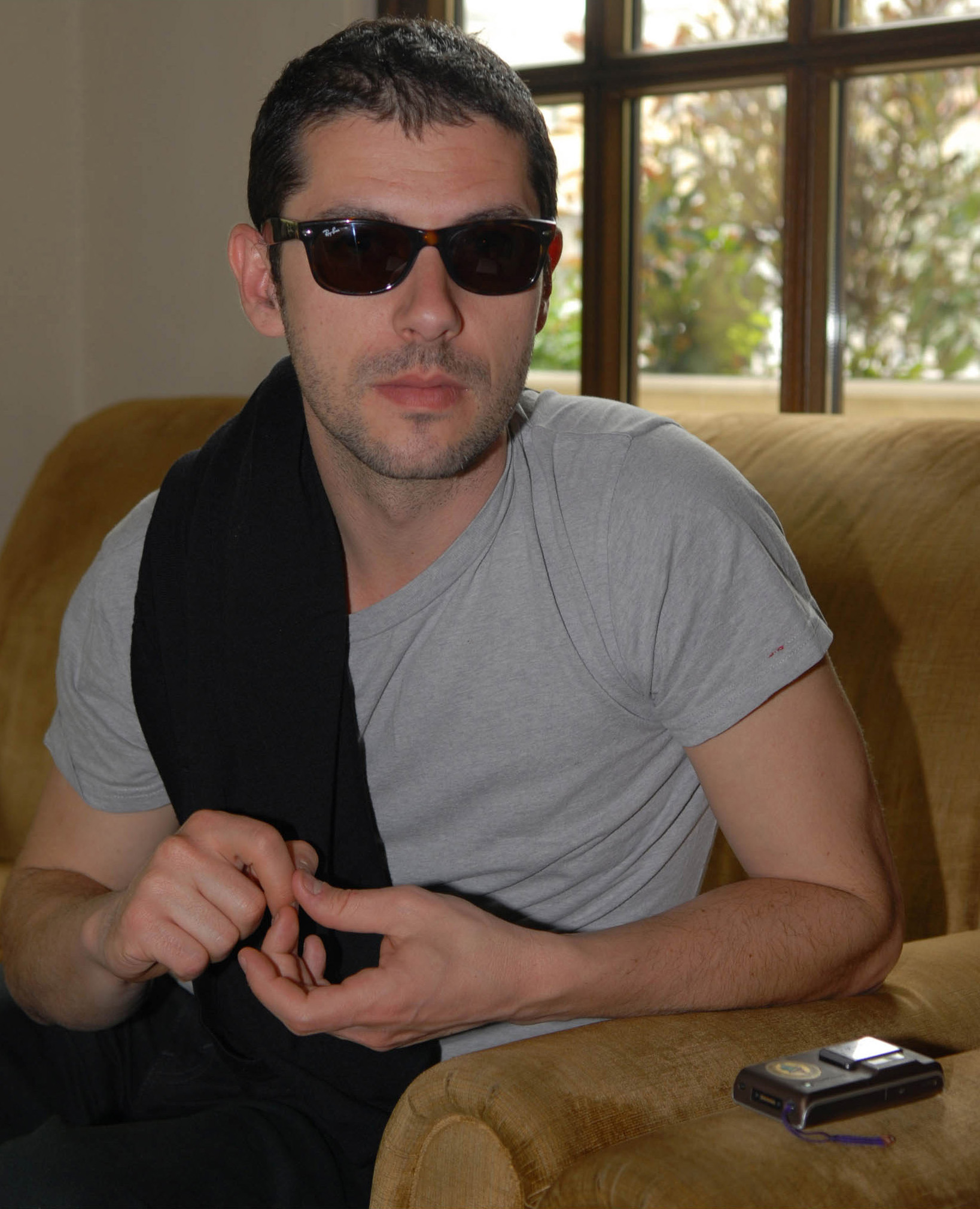 Melvil Poupaud à Athènes en avril 2008. Photo d'Helen Grigoriadou.