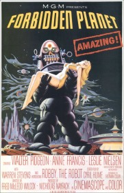 Affiche américaine de Planète interdite (1956)