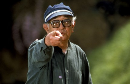 Akira Kurosawa sur le tournage de Rêves (1990)