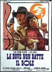 Affiche italienne de La Brute, le Colt et le Karaté (1974)
