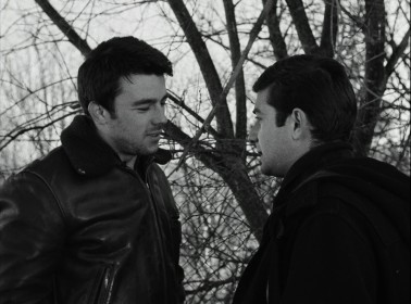 Gérard Blain et Jean-Claude Brialy dans Le Beau Serge (1958)