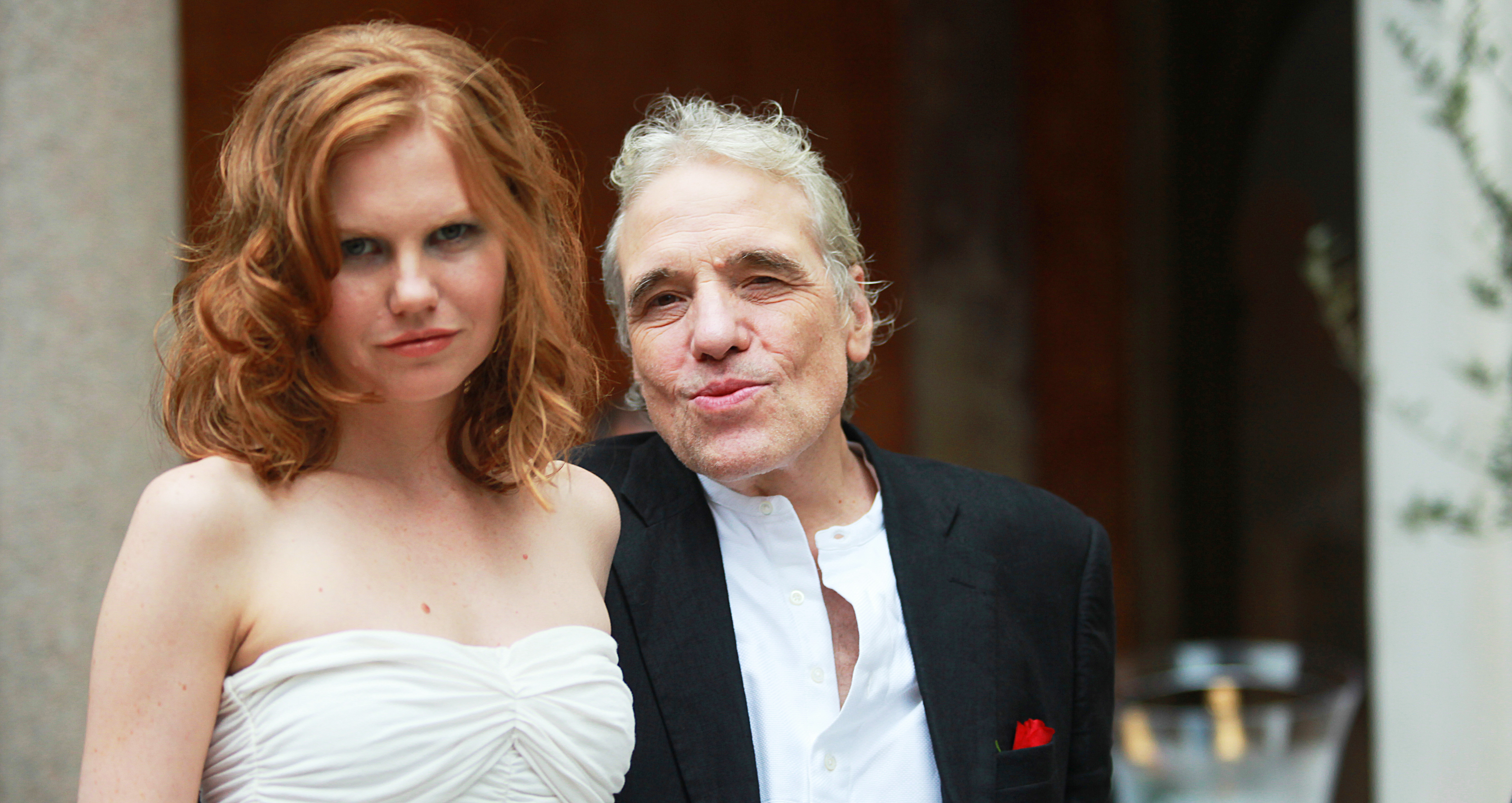 Shanyn Leigh et Abel Ferrara, Pardo d'onore Swisscom, au 64° Festival del film Locarno 