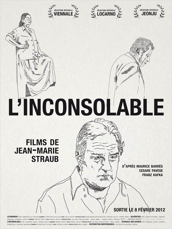 Affiche de L'Inconsolable (2011) de Jean-Marie Straub