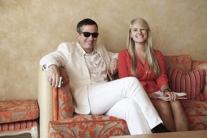Olivier Père avec Anastasia Nastaj