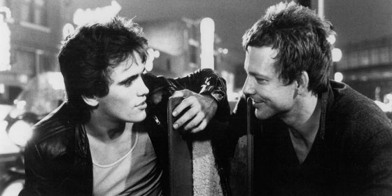 Matt Dillon et Mickey Rourke dans Rusty James de Francis Ford Coppola