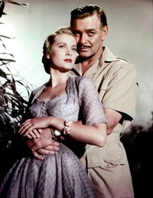 Grace Kelly et Clark Gable dans Mogambo (1953)