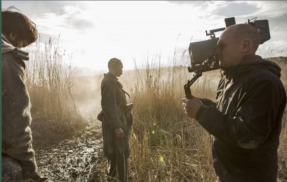 Damien Odoul sur le tournage de La Peur