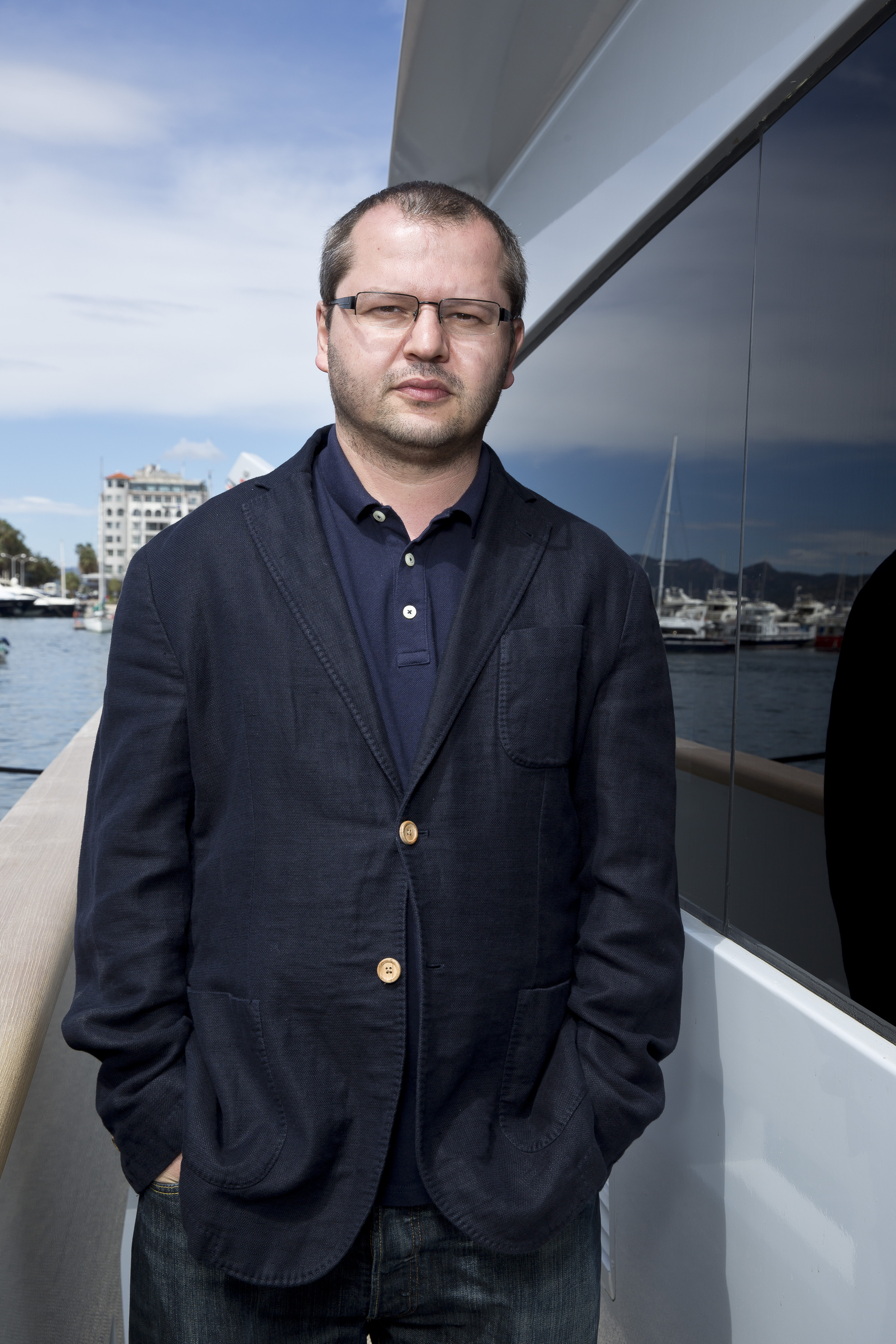 Corneliu Porumboiu par Paul Blind, Cannes 2015