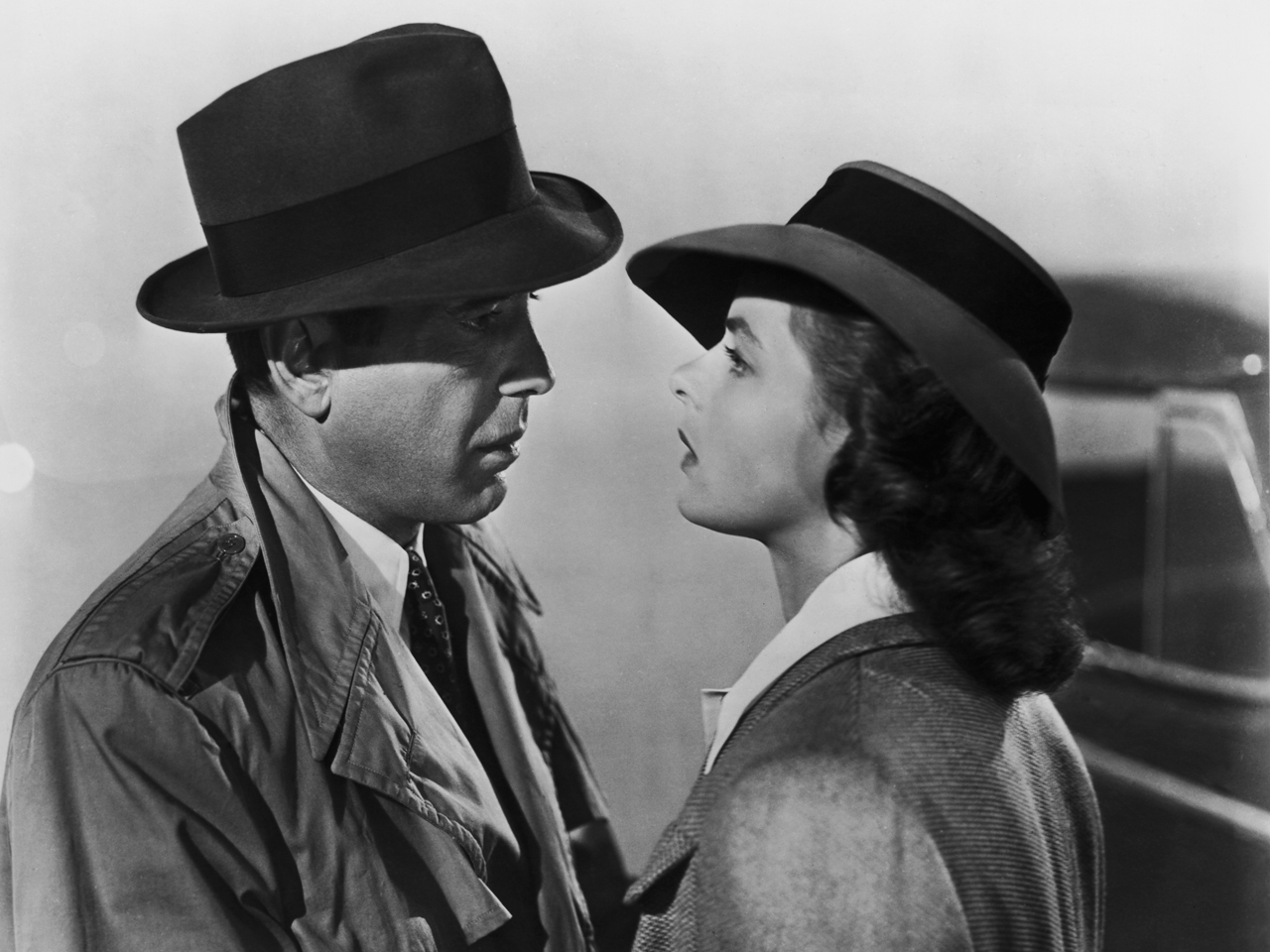 Humphrey Bogart et Ingrid Bergman dans Casablanca