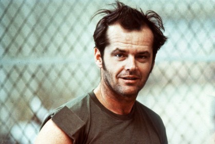 Jack Nicholson dans Vol au-dessus d'un nid de coucou