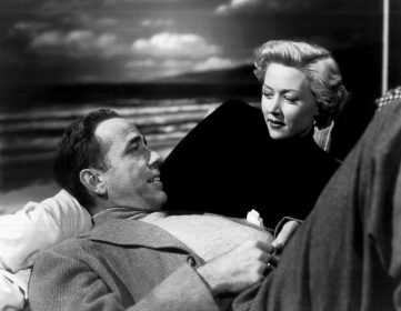 Humphrey Bogart et Gloria Grahame dans Le Violent de Nicholas Ray