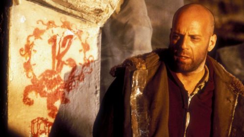 Bruce Willis dans L'Armée des douze singes de Terry Gilliam