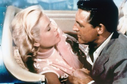 Grace Kelly et Cary Grant dans La Main au collet de Alfred Hitchcock