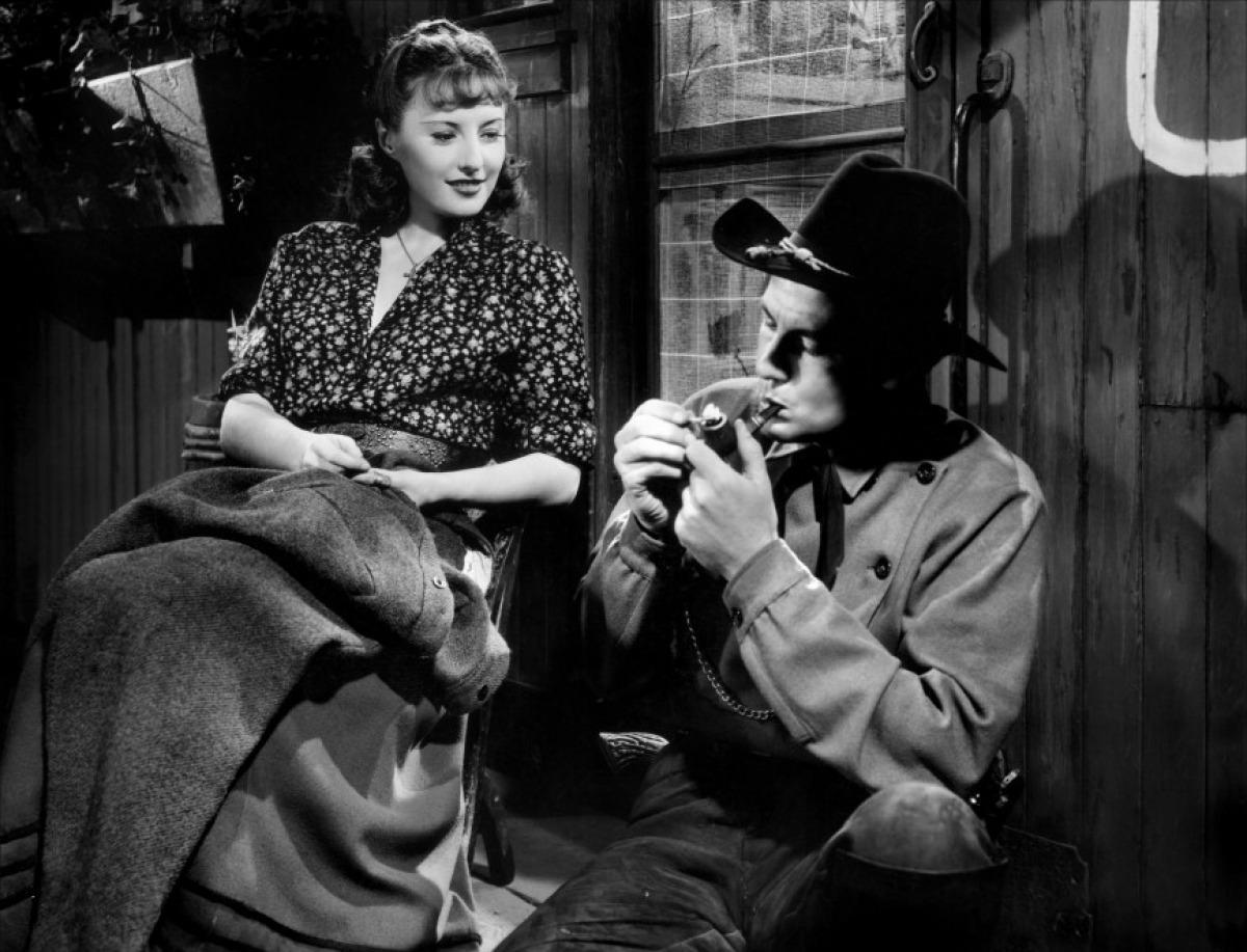 Barbara Stanwick et Joel McCrea dans Pacific Express