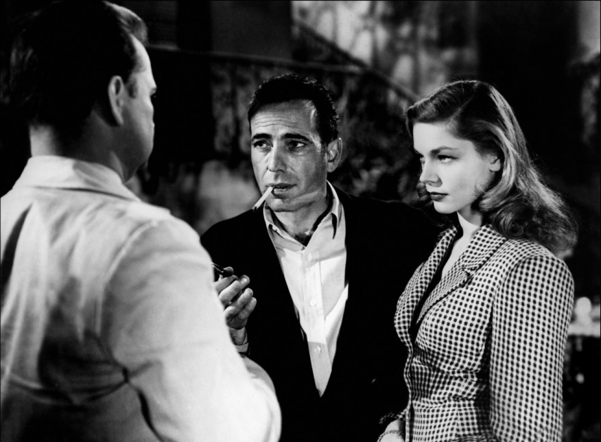 Humphrey Bogart et Lauren Bacall dans Le Port de l'angoisse