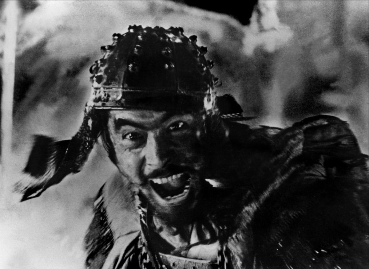Toshiro Mifune dans Les Sept Samouraïs de Akira Kurosawa