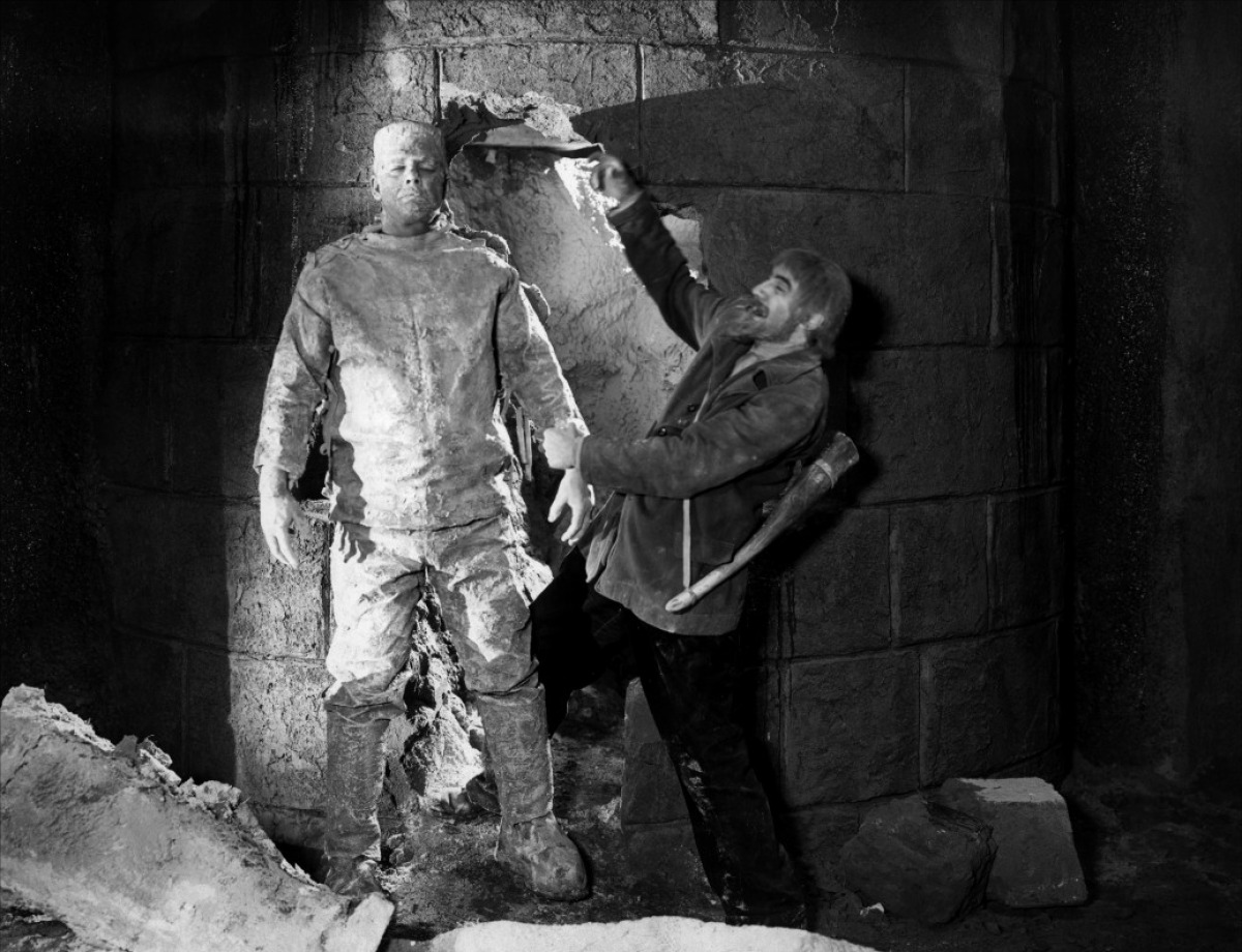 Lon Chaney Jr. et Bela Lugosi dans Le Spectre de Frankenstein