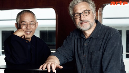 Toshio Suzuki (producteur) et Michael Dudok de Wit (réalisateur de La Tortue rouge)